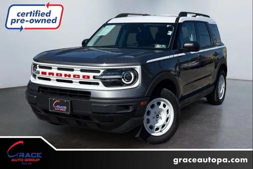 Carbonized Gray Metallic 2024 Ford Bronco Sport Heritage