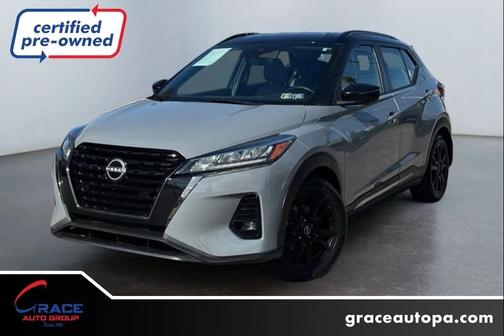 Gray 2022 Nissan Kicks SR