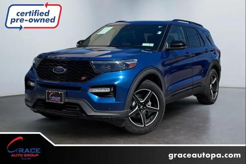 Atlas Blue Metallic 2020 Ford Explorer ST