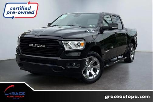 Diamond Black Crystal Pearlcoat 2020 RAM 1500 Big Horn/Lone Star