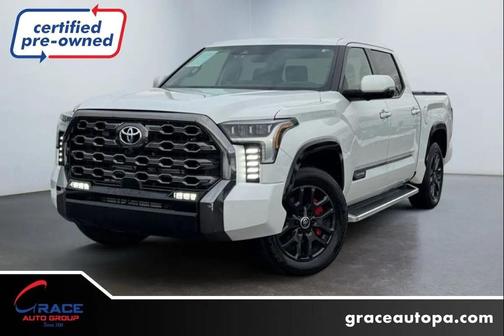 Wind Chill Pearl 2024 Toyota Tundra Hybrid Platinum