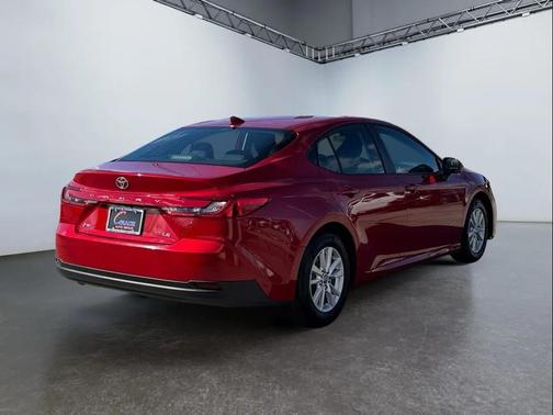 Supersonic Red 2025 Toyota Camry LE