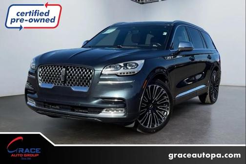 Flight Blue Clearcoat 2020 Lincoln Aviator Black Label AWD
