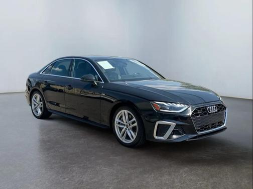 Black 2024 Audi A4 45 S line Premium Plus