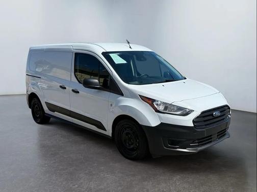 Frozen White 2022 Ford Transit Connect XL Cargo Van