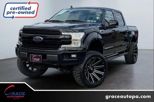 Black 2019 Ford F-150 Lariat Truck