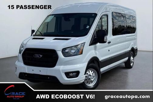 Oxford White 2025 Ford Transit-350 XLT