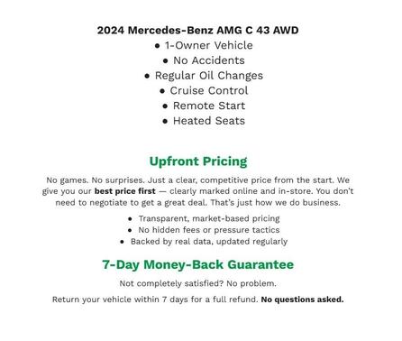 2024 Mercedes-Benz AMG C 43 Base 4MATIC
