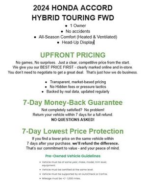 2024 Honda Accord Hybrid Touring