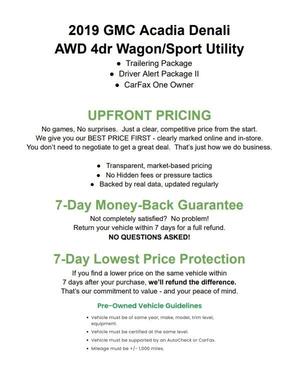 2019 GMC Acadia Denali