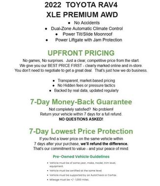 Silver Sky Metallic 2022 Toyota RAV4 XLE Premium