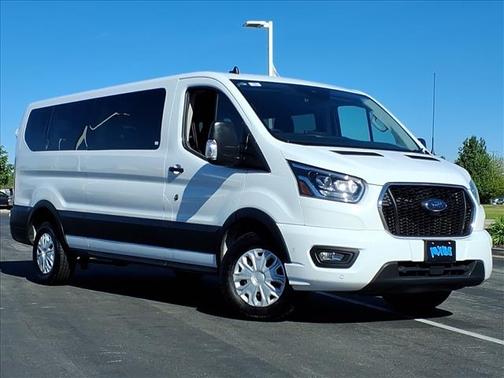 Oxford White 2023 Ford Transit-350 XLT