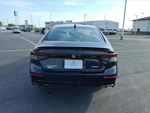 Crystal Black Pearl 2025 Honda Accord Hybrid Sport-L