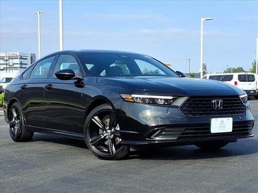 Crystal Black Pearl 2025 Honda Accord Hybrid Sport-L