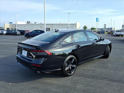 Crystal Black Pearl 2025 Honda Accord Hybrid Sport-L