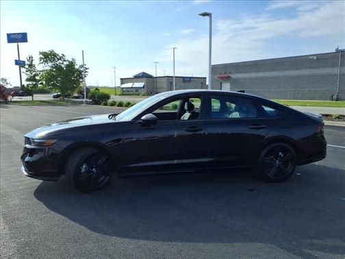 Crystal Black Pearl 2025 Honda Accord Hybrid Sport-L