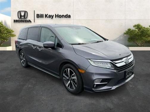 Gray 2018 Honda Odyssey Elite
