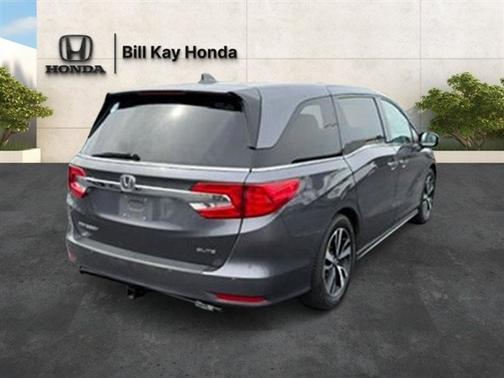 Gray 2018 Honda Odyssey Elite