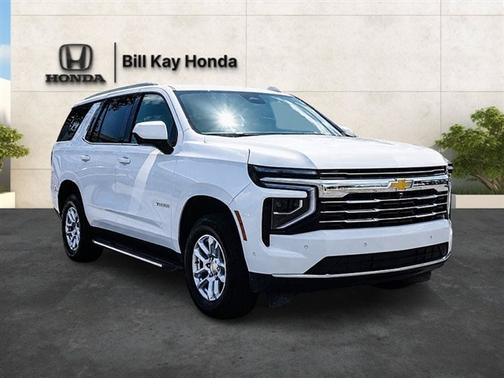 Summit White 2025 Chevrolet Tahoe LT