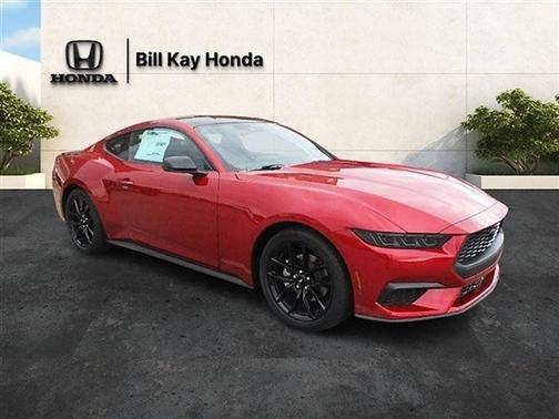 Rapid Red Metallic Tinted Clearcoat 2024 Ford Mustang EcoBoost Premium