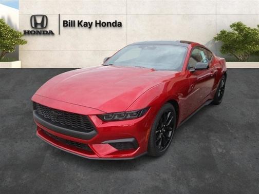 Rapid Red Metallic Tinted Clearcoat 2024 Ford Mustang EcoBoost Premium