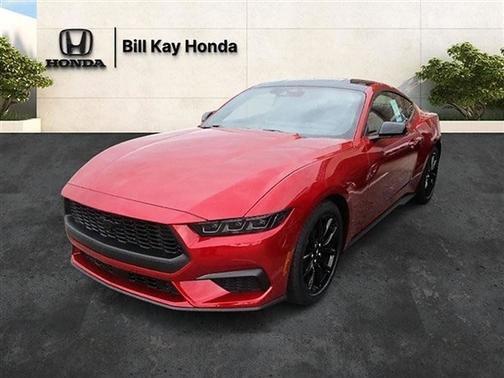 Rapid Red Metallic Tinted Clearcoat 2024 Ford Mustang EcoBoost Premium