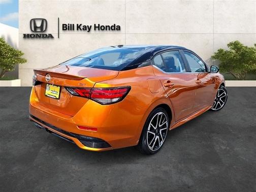 Orange 2024 Nissan Sentra SR