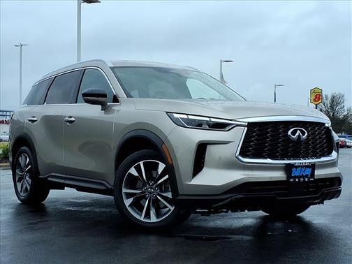 Warm Titanium 2023 INFINITI QX60 Luxe