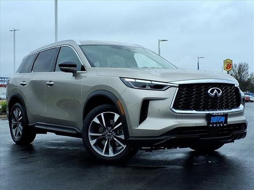 Warm Titanium 2023 INFINITI QX60 Luxe