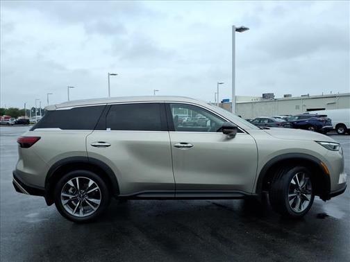 Warm Titanium 2023 INFINITI QX60 Luxe