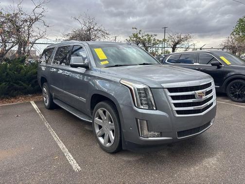 Satin Steel Metallic 2018 Cadillac Escalade ESV Luxury
