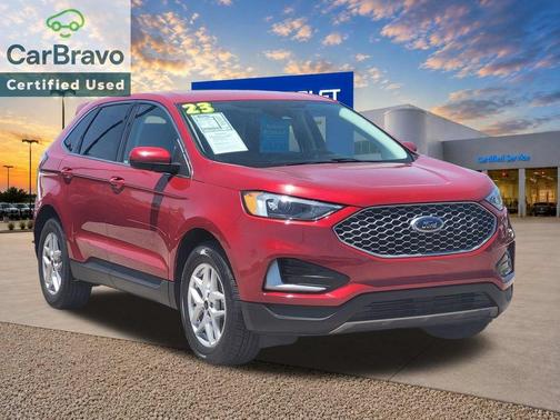 Rapid Red Metallic Tinted Clearcoat 2023 Ford Edge SEL