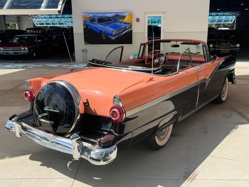 Pink 1956 Ford Fairlane Sunliner