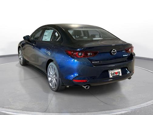 Deep Crystal Blue Mica 2026 Mazda Mazda3 FWD w/Preferred Package