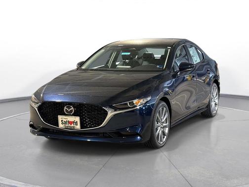 Deep Crystal Blue Mica 2026 Mazda Mazda3 FWD w/Preferred Package