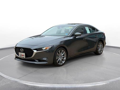 Machine Gray Metallic 2023 Mazda Mazda3 FWD w/Preferred Package
