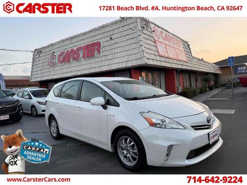 Blizzard Pearl 2014 Toyota Prius v Two