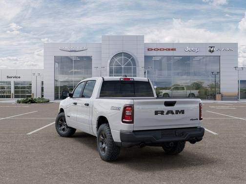 Bright White Clearcoat 2026 RAM 1500 Warlock Crew Cab 4x4 5'7' Box