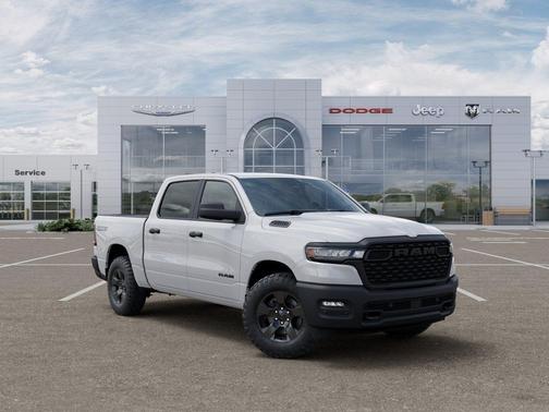 Bright White Clearcoat 2026 RAM 1500 Warlock Crew Cab 4x4 5'7' Box