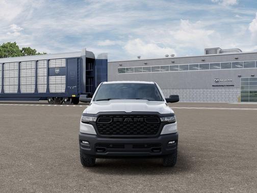 Bright White Clearcoat 2026 RAM 1500 Warlock Crew Cab 4x4 5'7' Box