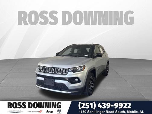 Silver Zynith Metallic Clearcoat 2025 Jeep Compass Limited