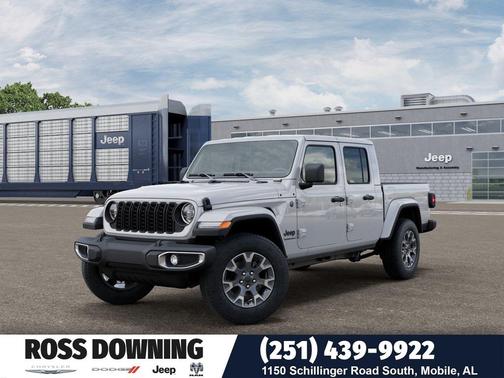 Bright White Clearcoat 2026 Jeep Gladiator Sahara 4x4