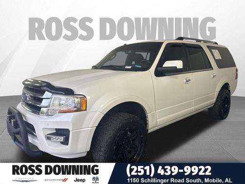 White Platinum Clearcoat Metallic 2017 Ford Expedition EL Limited