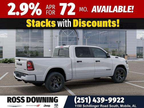 Bright White Clearcoat 2026 RAM 1500 Big Horn/Lone Star
