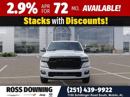 Bright White Clearcoat 2026 RAM 1500 Big Horn/Lone Star