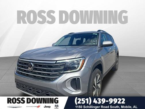 Silver 2025 Volkswagen Atlas 2.0T SE w/Technology