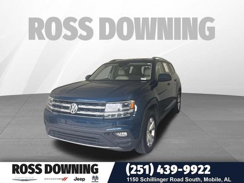 Tourmaline Blue Metallic 2018 Volkswagen Atlas 3.6L SE