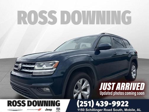 Tourmaline Blue Metallic 2018 Volkswagen Atlas 3.6L SE