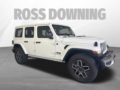 Bright White Clearcoat 2025 Jeep Wrangler 4-Door Sahara 4x4