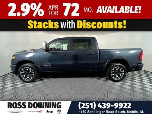 Forged Blue Metallic 2026 RAM 1500 Laramie